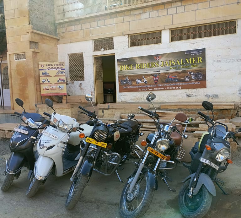 Bike On Rent In Jaisalmer